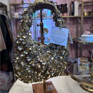 Gold Sequin Women's Bag